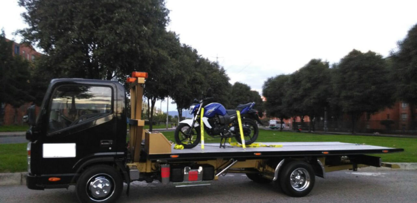 Servicio de grúa para motos